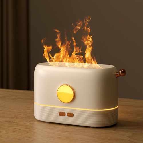 200ml Flame Humidifier Three Color LED Light Air Humidifier Smart Timing Electric Aromatherapy Diffuser Simulation Fire Effect 200ml Flame Humidifier Three Color LED Light Air Humidifier Smart Timing Electric Aromatherapy Diffuser Simulation Fire Effect