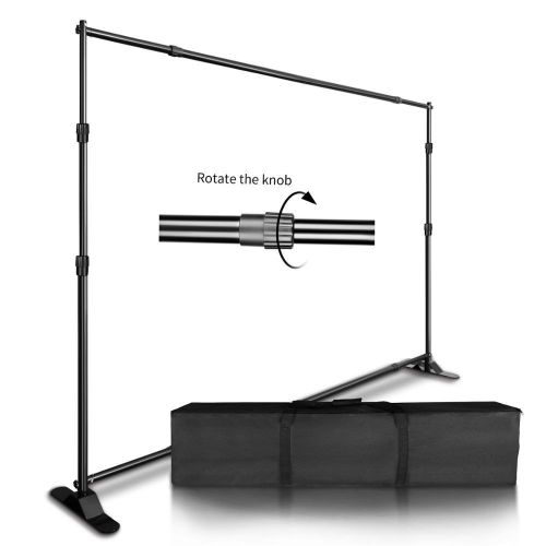 Double-Crossbar Background Stand Backdrop Frame Support System For Photography Photo Studio Video Muslin Green Screen Double-Crossbar Background Stand Backdrop Frame Support System For Photography Photo Studio Video Muslin Green Screen